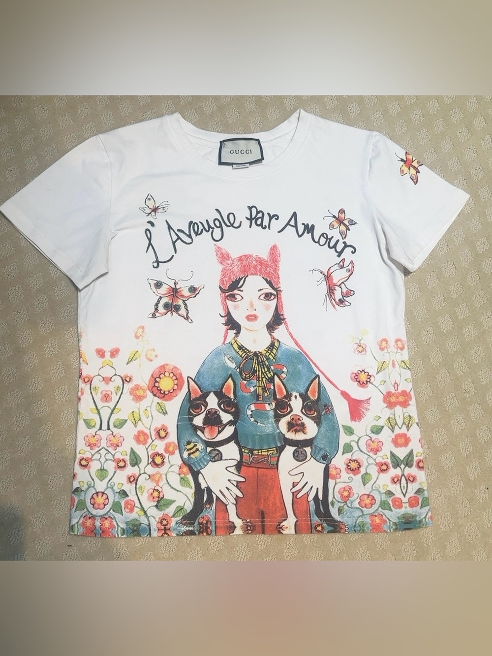 Gucci “L’Aveugle Par Amour” T-Shirt — Size L